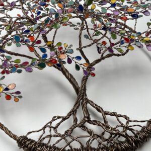 Arbre de vie mural en relief artisanal